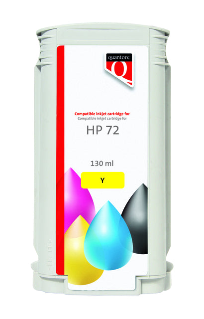 Quantore - Alternative Inkcartridge pour 72 C9373A GEEL