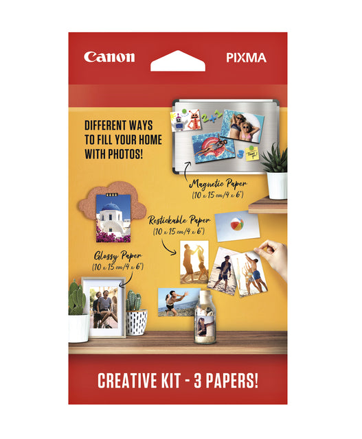 Canon - Photo Paper Creative Kit avec 3 types de papier