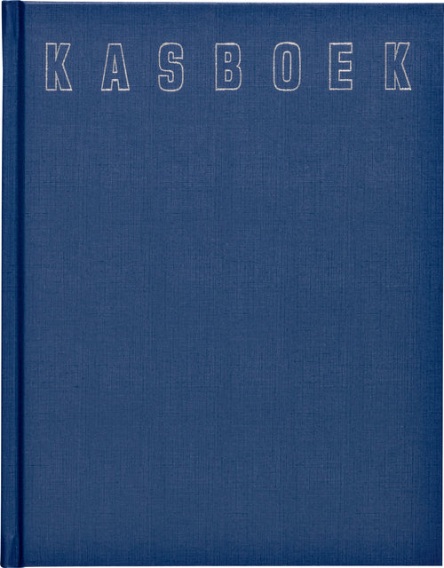 Büro - Kasboek 165x210mm 192BLZ 1 Säule Blau | 10 Stücke