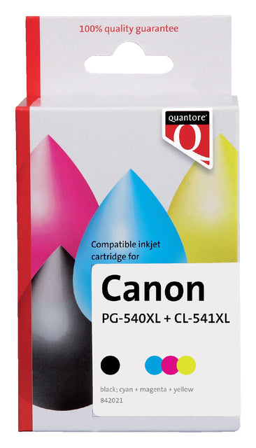 Quantore-Inkcartridge PG-540XL CL-541XL Schwarz Farbe HC