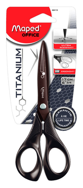 Mapied Office - Sear Titanium 17 cm, yeux symétriques, sur blister