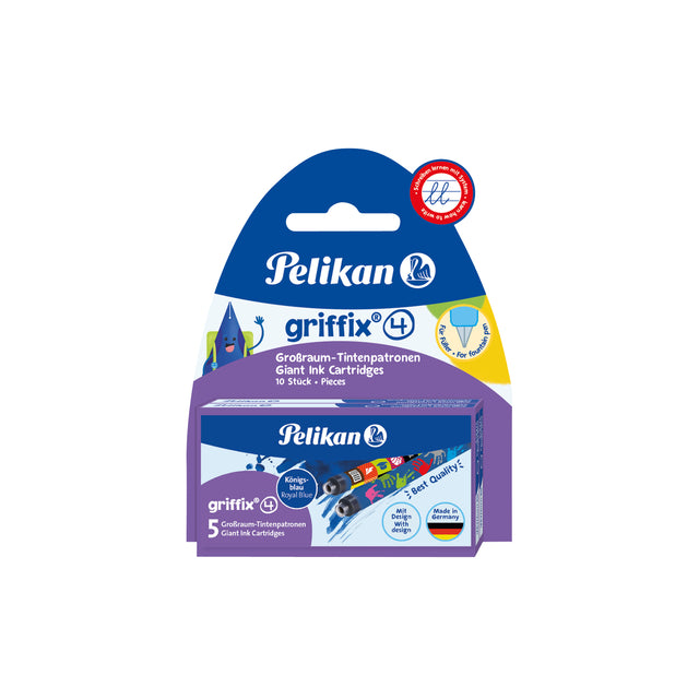 Pelikan - Inktpatroon pelikan griffix blauw | 8 stuks