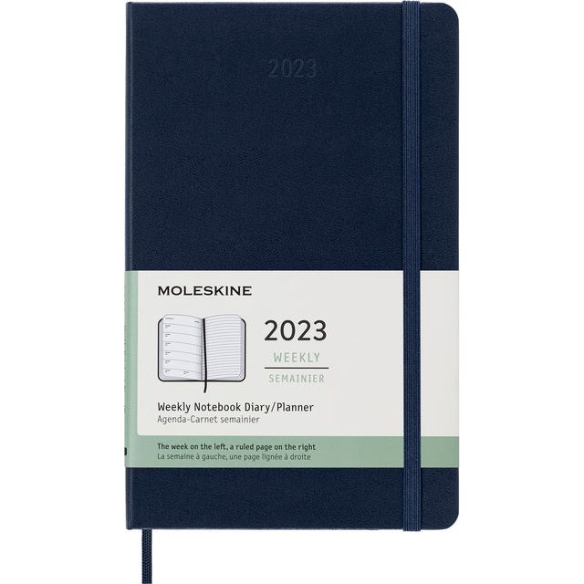 Moleskine - Agenda Notebook 2023 MSK 12Mnd Large HC SAFBL | 1 Stück