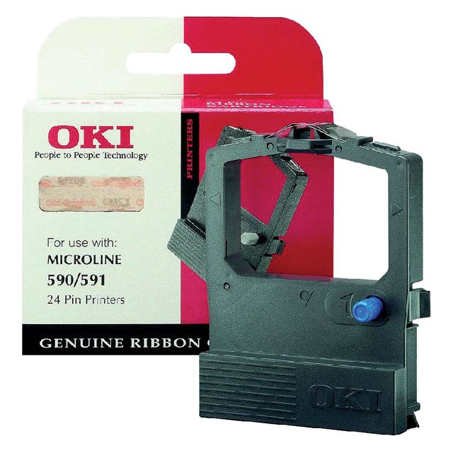 Ribbon Oki 09002316 für ML590 Schwarz