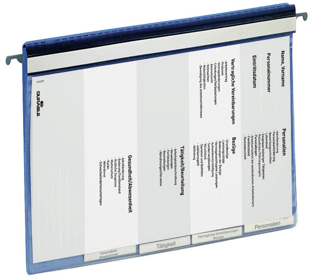 Durable - dossier de fichiers Personnel durable 2555 bleu