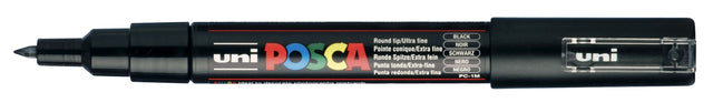 POSCA - UNI POCA Paintmarker PC -1mc, 0,7 mm, schwarz