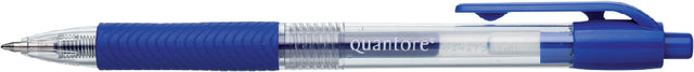 Quantore - Gelenwriter Grip Druckknopf 0,7 mm blau