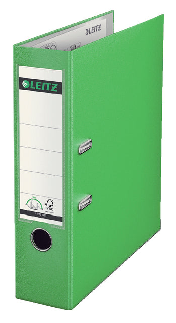 Leitz - Ordner leitz 1010 180° 80mm pp a4 lichtgroen | 20 stuks