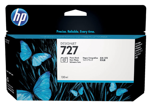 HP - Inktcartridge hp b3p23a 727 foto zwart