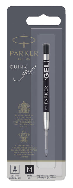 Parker - Gelpenvulling Black 0,7 mm blister