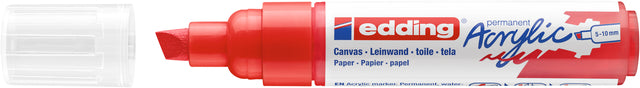 Edding - Marker acrylique Edding E -5000 Wide Traffic Red | 5 pièces