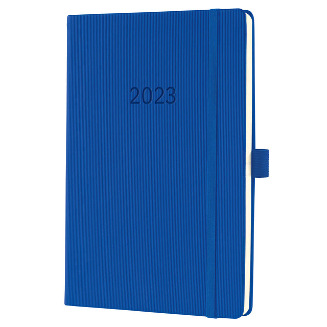 SIGEL - Agenda hebdomadaire Conceptum A5 2023 mars. Blue 4-Language HC | 1 pièce | 3 pièces