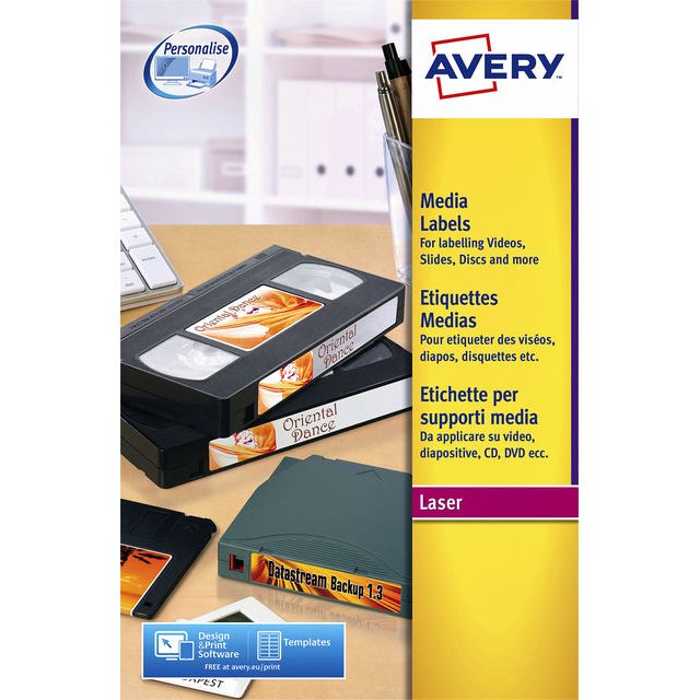 Avery - Etiket  l7666-25 70x52mm 250 stuks