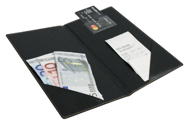 SECURIT - Paying Folder Trendy 23 x 13 cm noir