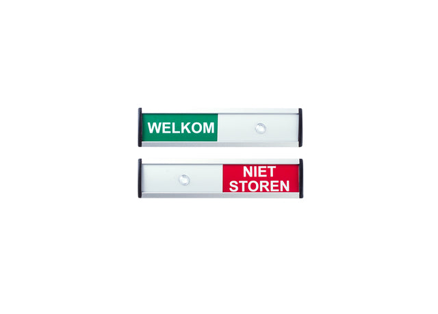 Posta - Infobord welkom/niet storen 125x30mm