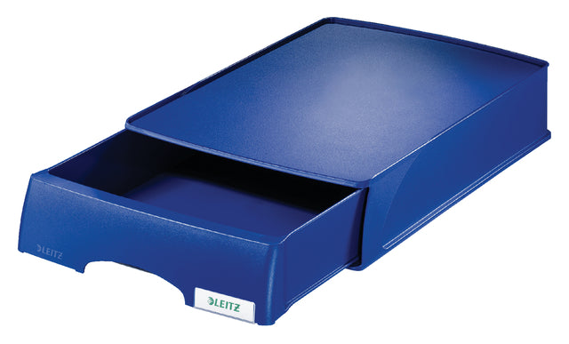 Leitz - Letter Box 5210 plus bleu avec tiroir | 4 pièces