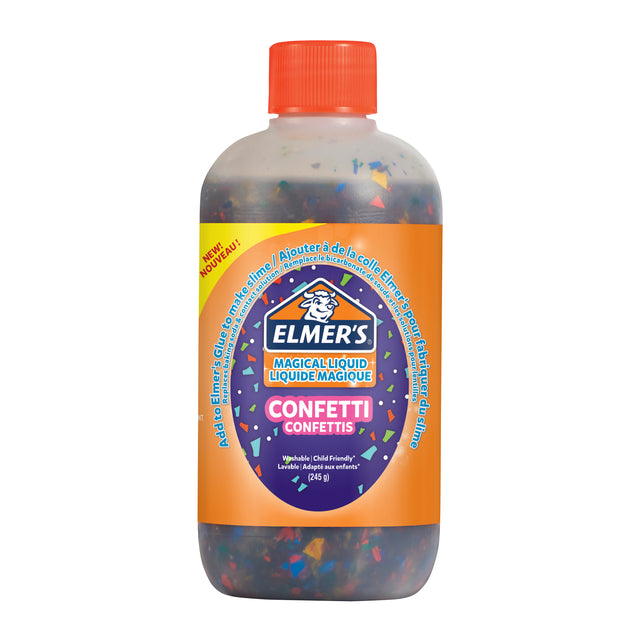 Liquide magique pour les confettis de Kindertlijm Elmer