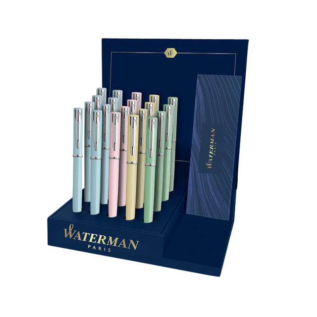 Waterman - Ballpen Allure Pastel Assorti CT Medium | 20 pièces