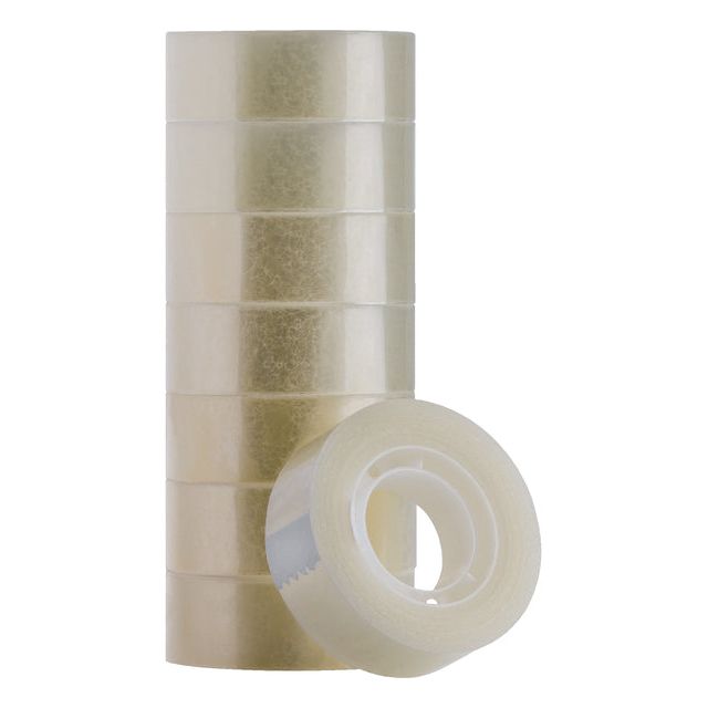 Quantore - Packband 19mmx33m transparent | 8 Stücke