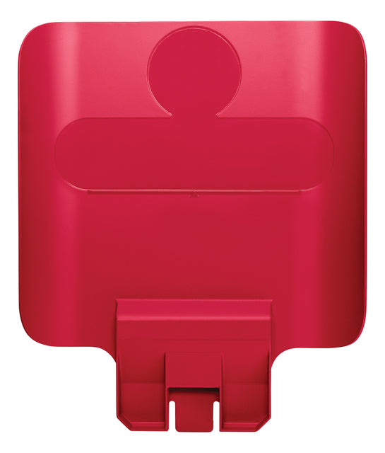 Rubbermaid - Panneau Slim Jim Recyclestation Red