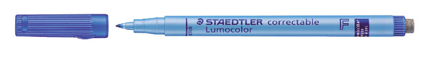 Staedtler - Felt -Tip Pen Lumocolor 305 non permanent Correcable F bleu