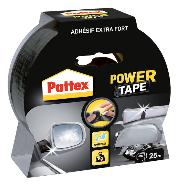 Pattex - Power E 50mmx25m Schwarzes Band | 6 Stücke