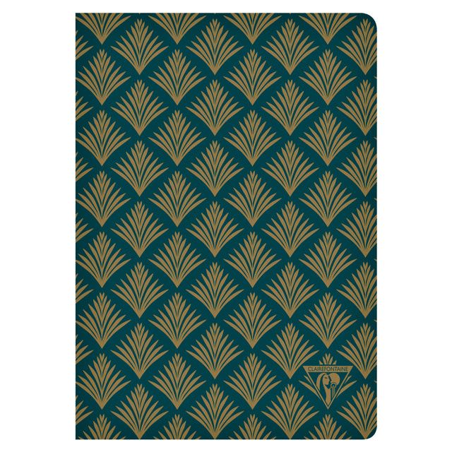 Clairefontaine - Notebook Neo Deco A5 48vel Line Emerald Green | Außenschachtel ein 6 Stück