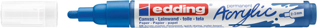 Edding - Marker acrylique Edding E -5100 Bleu Gentian moyen | 10 pièces