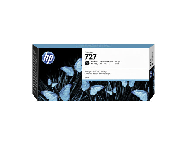 HP - Inktcartridge hp f9j79a 727 foto zwart