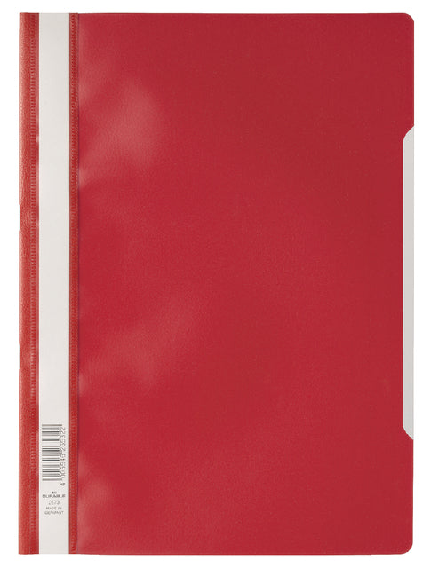 Durable - A4 pp Snel rouge 50 pièces