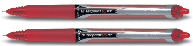 Pilot - Rollerpen pilot hi-tecpoint v5 f rood | 12 stuks