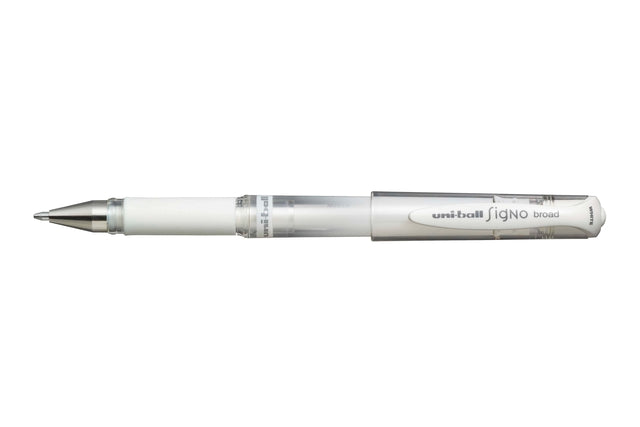 Uni-ball - Rollerpen signo b wit | 12 stuks