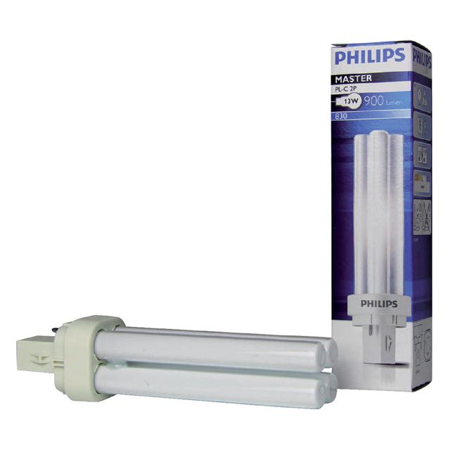 Retterlampe Philips Master PL-C 2p 13w 900 Lumen 830 Warm Weiß