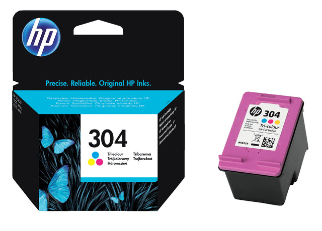 HP - inktcartridge 304, 100 pagina's, OEM N9K05AE, 3 kleuren