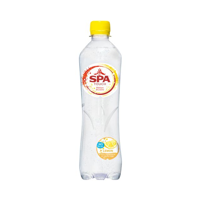 Spa Touch - Spa Touch Sparkling Lemon, fles van 50 cl, pak van 6 stuks