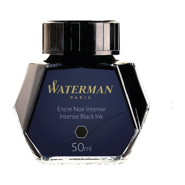 Waterman - Brunnenstifttinte 50 ml schwarz