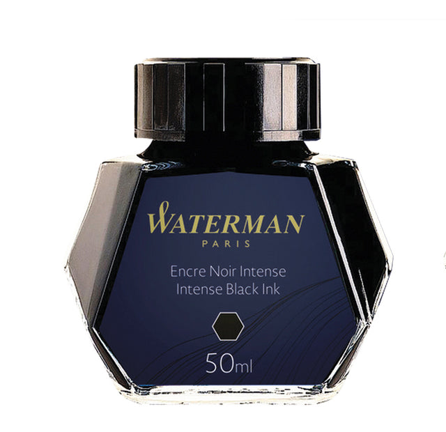 Waterman - Brunnenstifttinte 50 ml schwarz