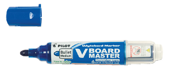 Pilot - Viltstift pilot begreen whiteboard rond m blauw | 10 stuks