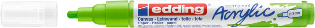 Edding - Marker acrylique Edding E -5100 Moyenne Geelgroen | 10 pièces