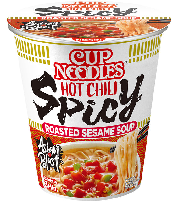 Nissin - Nudeln heißer Chili Spicy Cup | 8 Stücke