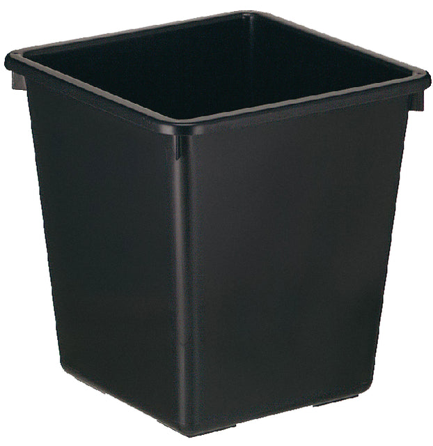 Vepa Bacs - Paper Box Plastic Square S 21liter Black | 4 pièces