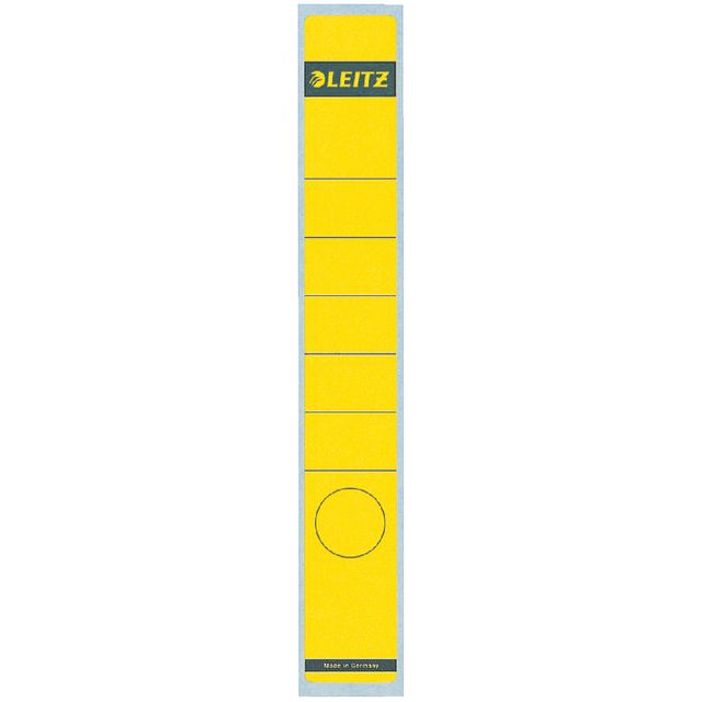 Leitz - Étiquette de tapis étroite / long 39x285 mm auto-adhésif jaune | Pak un 10 pièces | 10 pièces