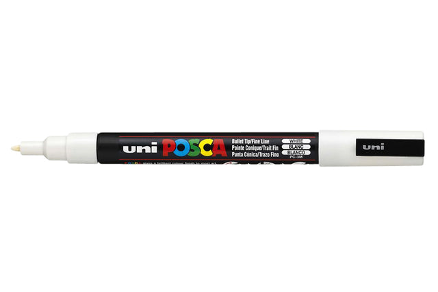 Posca - Verfstift posca pc3m f wit | 6 stuks