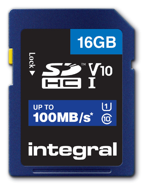 Integral - Geheugenkaart integral sdhc v10 16gb