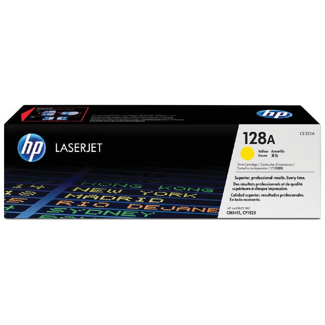 HP - Toner 128a, 1 300 Seiten, OEM CE322A, Geel