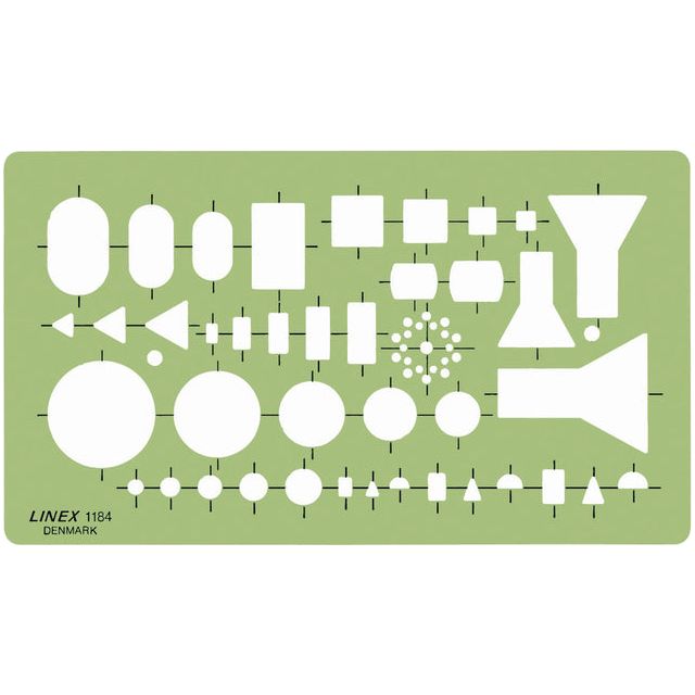 Modèle de caractères linex elektro symboles