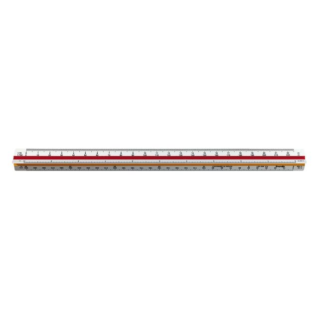 ROTRING - Drei -Hand -Skala 1:20; 1:25; 1:50; 1:75; 1: 100 und 1: 125