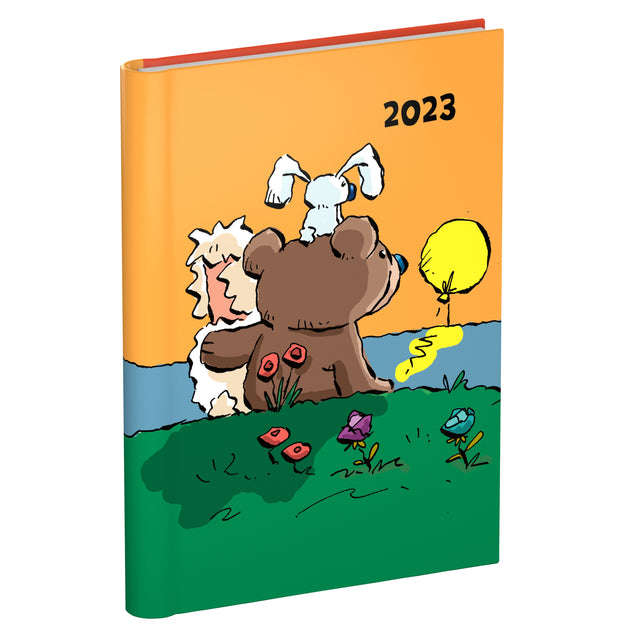 Agenda 2023 120x160 Wire-O Ritstier 7Dagen/2 Seiten Bären