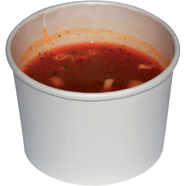 Izzy Horeca et Cate - Tasse de soupe 240 ml en carton blanc