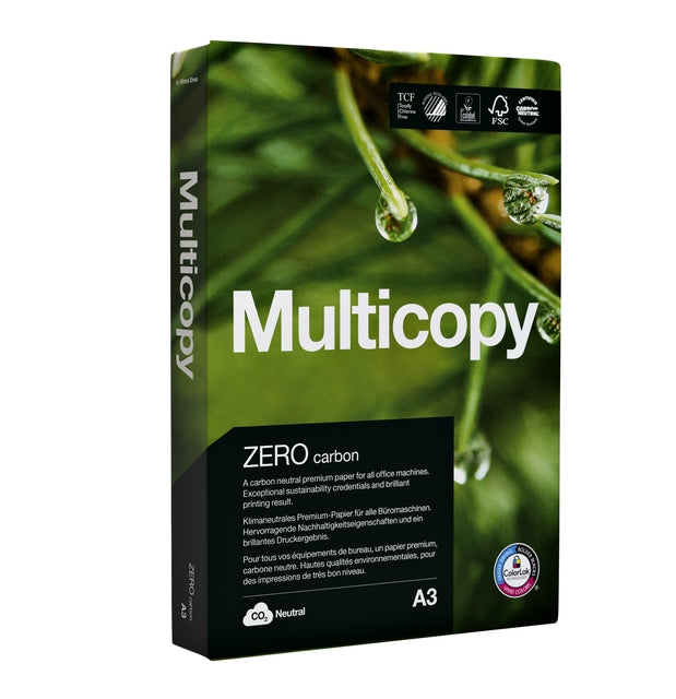 Multicopie - Copier Paper Zero A3 80gr White 500VEL | 5 pièces